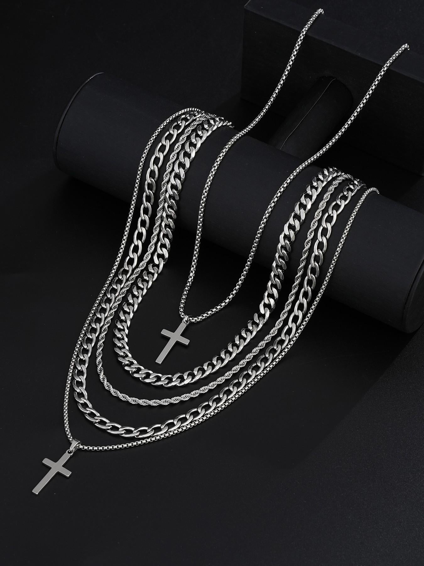Men’s Stainless Steel Jewelry Set