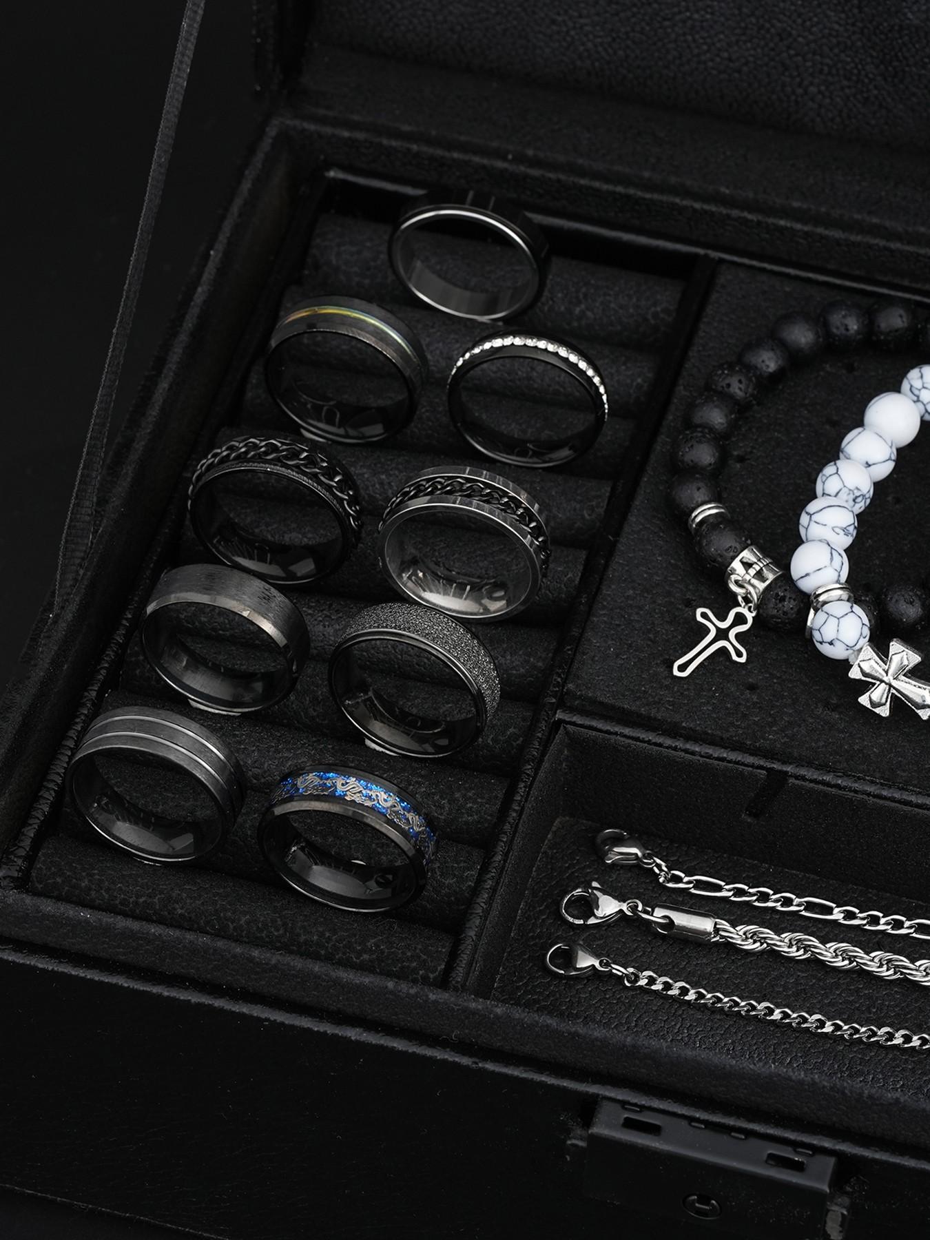 Men’s Stainless Steel Jewelry Set
