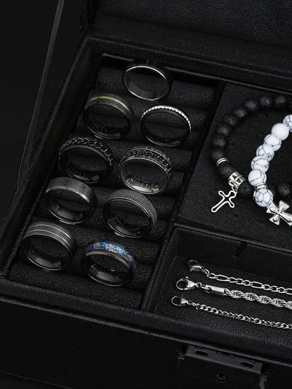 Men’s Stainless Steel Jewelry Set